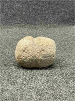 Native American grooved stone hammer head