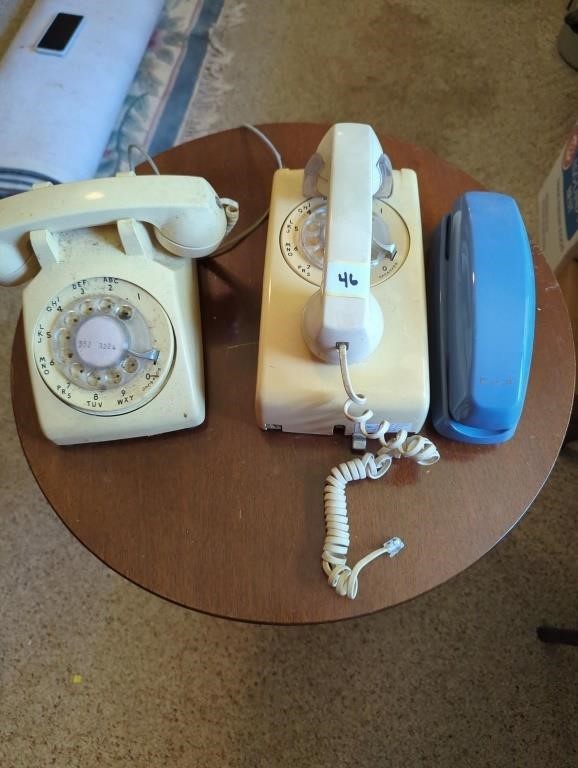 3 old phones. Bell System