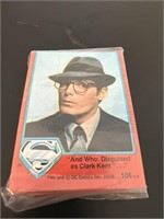 Large lot of vintage 1978 Superman Cards DC Comics