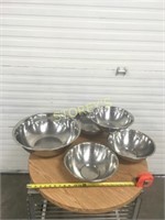 6 Asst S/S Mixing Bowls