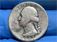 1947 Washington Quarter (90% silver)