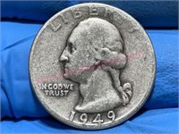 1949 Washington Quarter (90% silver)