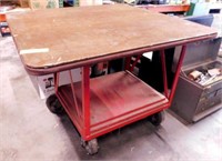Rolling Cart w/Card Table Top