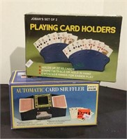 Playing card accessories includes a set of two