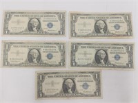 $5 1957 Silver Certificates Bundle