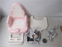 "Used" Baby High Chair, Pink