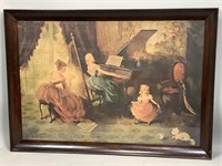 Replica of Recital Scene by Florence Kroger Genre