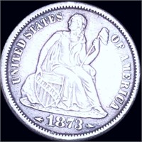 1873-S Seated Liberty Dime UNCIRCULATED