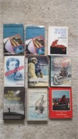 9 assorted Newfoundland related books