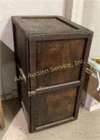 Victorian rolling cabinet 39 inches high x 20.5 x