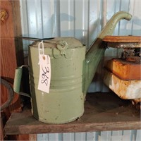 Galvanized, Painted Watering Can