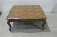 41.5"x 42.5" Vtg Coffee Table Observed Wear
