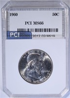 1960 FRANKLIN HALF DOLLAR PCI SUPERB