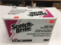 Scotch-Brite Light Duty Cleansing Pads 20/Box