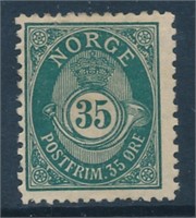 NORWAY #56a MINT FINE H