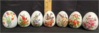 Vtg Ceramic Decorative Avon Eggs