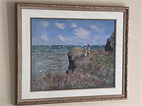 Print Claude Monet Cliff Walk at Pourville 1882