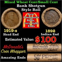 Small Cent Mixed Roll Orig Brandt McDonalds Wrappe