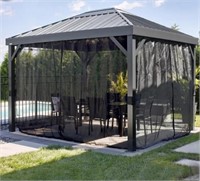 Sojag Kiruna Gazebo, 10 Ft. × 12 Ft. Retail $1899