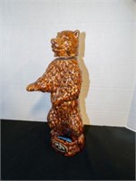 vintage 1968 Ezra Brooks Grizzly Bear Decanter