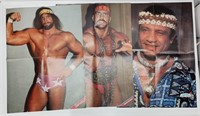 DOUBLE SIDED WRESTLING POSTERS 22" X 16"