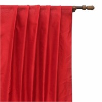 (1 panel - 78" x 108" - Red) Art Fabric Curtain
