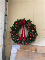 HOLIDAY WREATH AND TREES