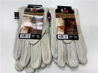 2 New Pairs Watson Leather Gunslinger M Gloves