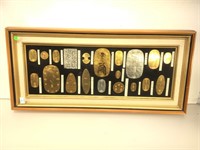 Vintage Japanese coin set, replica, approx 17x37