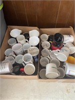 2 boxes coffee mugs