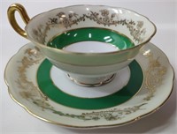 Vintage Hand Painted Shafford Cup & Saucer