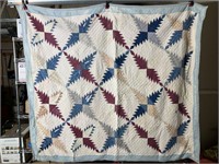Pine Burr Style Handmade Quilt #5 BCA