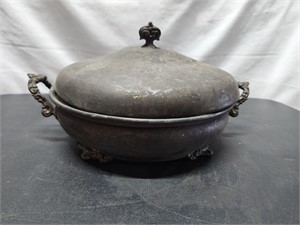 Silver Plate Covered Dish