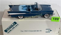 1957 Die Cast Chevy Bel Air 1:24 scale in box