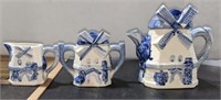 Blue Windmill Teaset, Made in Japan