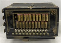 (F) Vintage Accordion: Missing A Few Parts