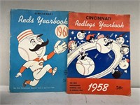 Cincinnati Reds 1961 and 1958 yearbooks do you