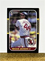 1987 Donruss Hof Reggie Jackson Card