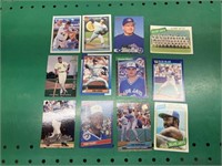 White Sox & blue jays baseball collectors cards