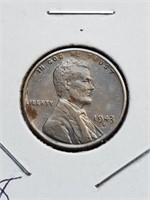 Uncirculated Toned 1943-D Steel Wheat Penny