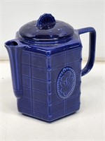 Vintage Blue Decorated Teapot