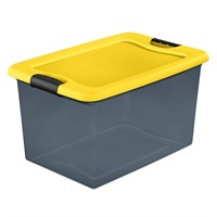 64Qt. Latching Box in Gray Tint