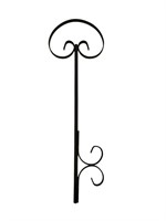 Vintage Wrought Iron Outdoor Key Decor