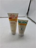 2 Burts bees cleansers