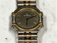 14 Kt Gold Stainless Jean Lasalle Watch