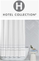 HOTEL COLLECTION / SHOWER CURTAIN/ 100% cotton