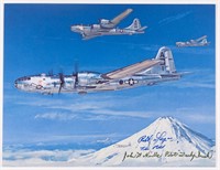 WWII AMERICAN B-29 PILOT AUTOGRAPHS