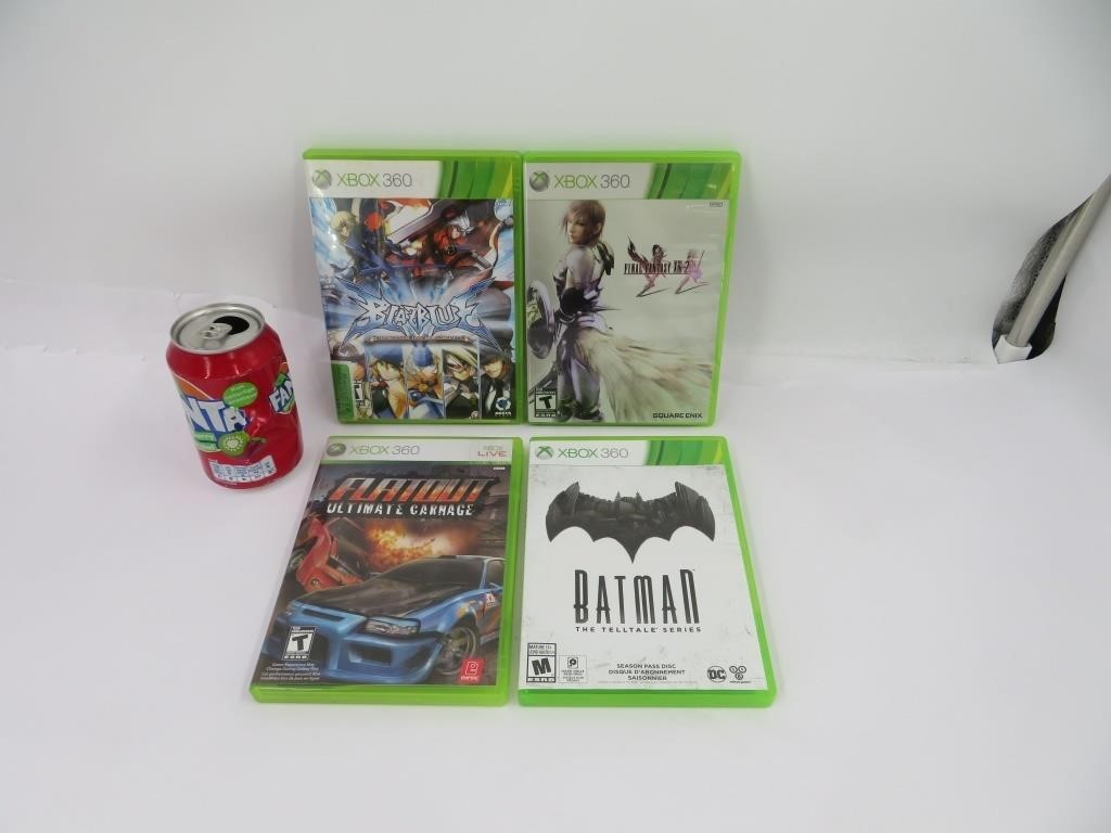 4 jeux Xbox 360 dont Batman