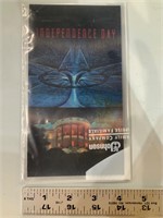 Independence day hologram card