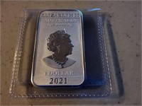 2001 Elizabeth .9999 silver